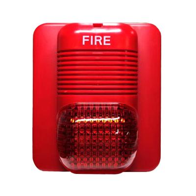 China 24V Sounder Flash Strobe Siren For Conventional Fire Safety Alarm System for sale