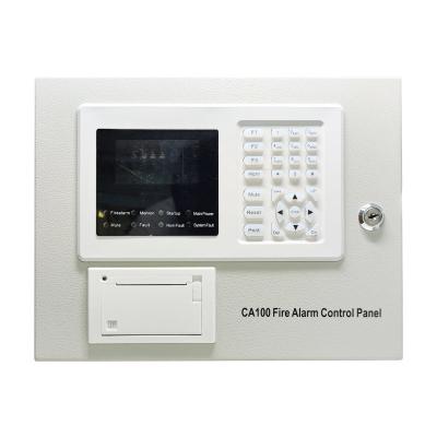 China DC24V 2 Wire Smoke Alarm Addressable Fire Alarm Control Panel With LCD Display for sale