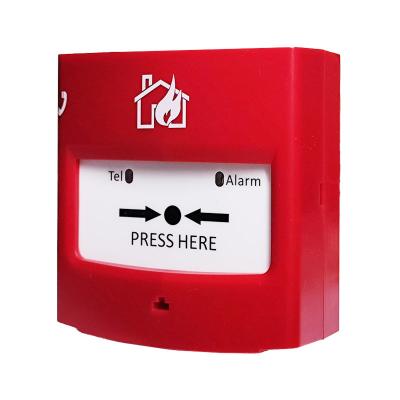 China CA9006 Addressable Manual Call Point for Intelligent Fire Safety Alarm System with Digital Loop Protocol and Telephone Jack for sale