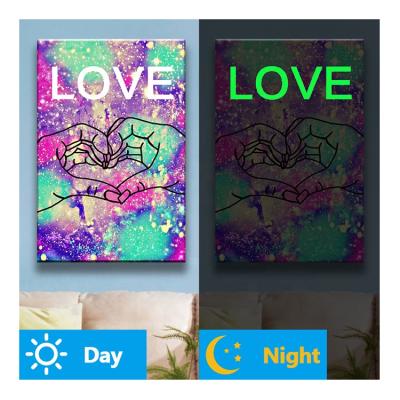 China Bright Colorful Diamond Painting Square Resin Drill Picture Love Illustration N008 Ever Modern Moment for sale