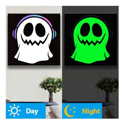 China Home decoration; Gift ; DIY Hobby Crafts Luminous Diamond Painting Resin Drill Halloween Embroidery Skeleton Mosaic Glowing In Dark Newcomers N011 for sale