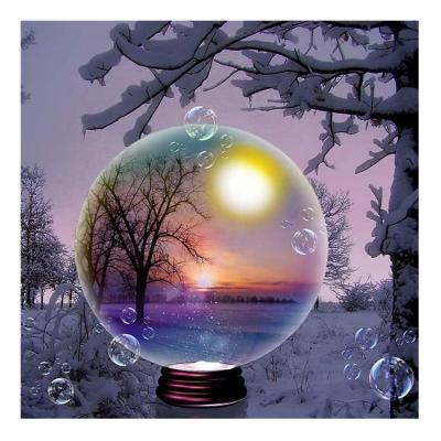 China Diamond Painting Forest Flower Bubble Landscape Needlework Venetian 5D DIY 3F2213 Hobby Stone for sale