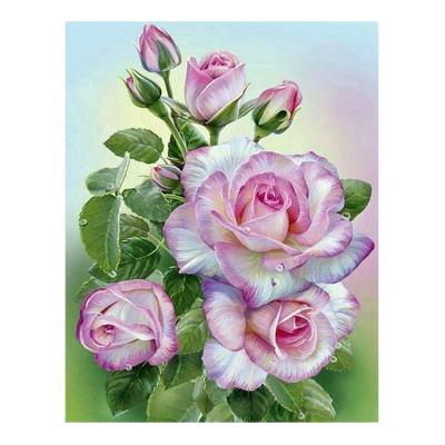 China Ever classic rhinestone rose flower mosaic decoration moment picture for home decor 3F2277 for sale