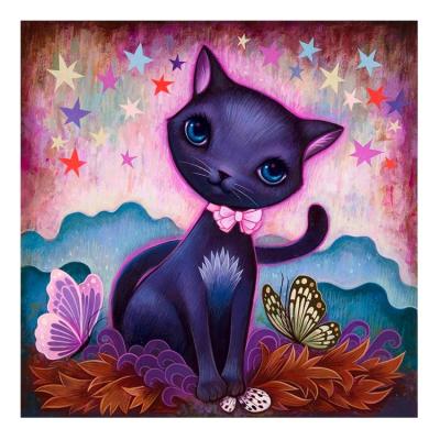 China Lifelike Ever Moment Diamond Painting Cat Star Butterfly 5D DIY Wall Decor Children's Art Crafts 3F1995 Gift for sale