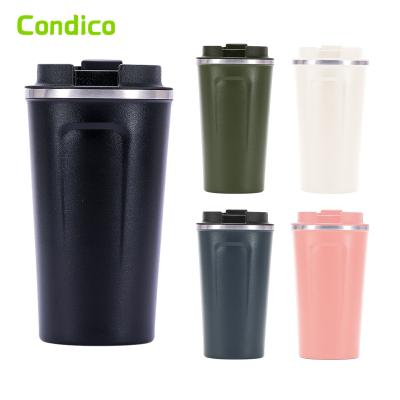 China Sustainable Thermo Bottles 380ml / 510ml Stainless Steel Vacuum Coffee Mug Thermal Travel Insulated Tumbler for sale