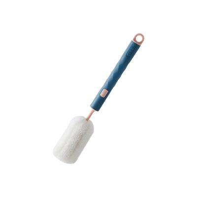 China 2021 Viable Hot Selling Baby Bottle Water Cup Rush Sponge Bottle Cleaning Brush With Long Handle for sale