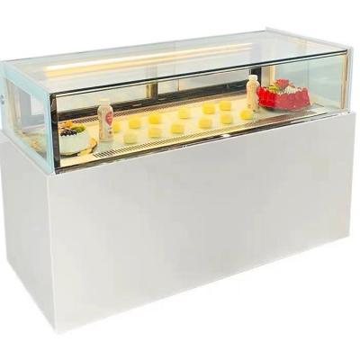 China Hot Selling Single-temperature Refrigeration Equipment Cake Display Refrigerator Cabinet Trending Showcase for sale