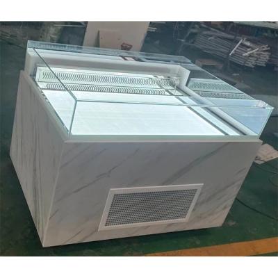 China Single-temperature Good Quality Worktop Mini Cake Display Refrigerator Refrigerated Showcase for sale