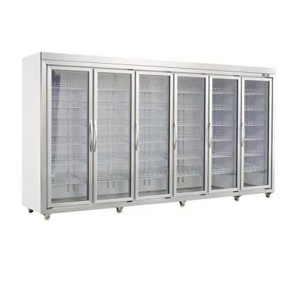 China Single-Temperature Top Grade Vertical Beverage Display Cooler Showcase Frezzer For Store for sale