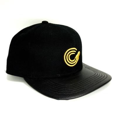 China JOINT Wholesale Custom High Quality Snapback Hat Hip Hop Hat, Gold Embroidery Snapback Hat Custom Hat for sale