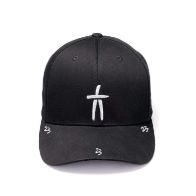 China MYCOOL JOINT Logo Black Baseball Sport Cap Plain Promotional Custom Hats & Caps for sale