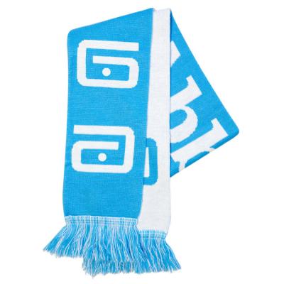 China Wholesale High Quality Cheap Promotional Custom Design Soccer Polyester Jacquard Knitting Scarf For Fan for sale