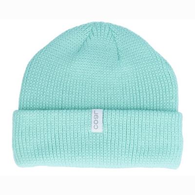 China 2021 Winter COMMON Custom Logo Fashion Fitted Knitting Label Baby Beanies for sale