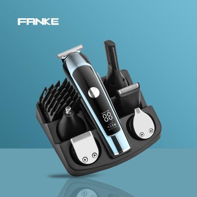 China Hotel Men's Rechargeable Multifunctional Hair Styling Tools 6 in 1 Electric Haircut Machine Set Price for sale