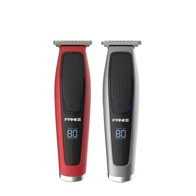 China Precision Cutting Blade Men Grooming Kit Barber Shop Hair Electric Trimmer With Smart Digital Display for sale