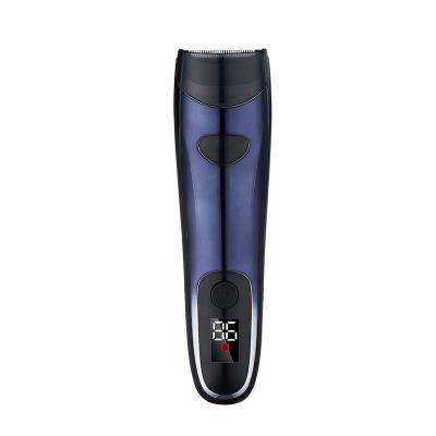 China Precision Cutting Blade Electric Rechargeable Vacuum Hair Trimmer Clipper with LCD Display for sale