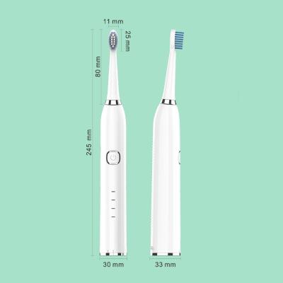 China Best Price USB Charging Electric Toothbrush Battery Operated Plastic Teeth Brush Deep Clean Making For Adults for sale