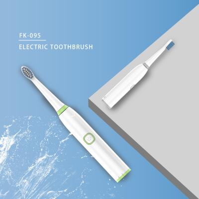 China 2022 Hard Household Toothbrushes Porcelain / New Quality Electric-Commercial Dry Battery One Button Adult Smooth Toothbrush for sale