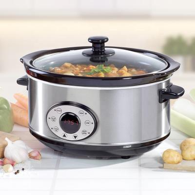 China Hot Sale Household Hotel 4.5L Chinese Slow Cooker With Clay Pot Crockpot Cooker for sale