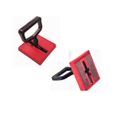 China Drop Steel Handheld Manual Lifting Magnetic Metal Plate Lifter With 3.5 Safty Coefficient for sale