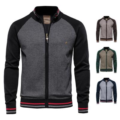 China Winter Anti-Shrink Mens Knitted Sweaters Mens Cardigan Sweater Jacket for sale