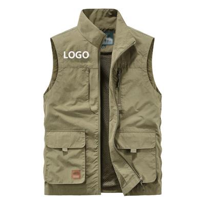 China Custom Logo Solid Color Mens Casual QUICK DRY Vest Slimming Vest For Men for sale