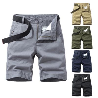 China Custom Made 100% Cotton Mens Workout Casual Logo Workout Shorts Solid Fitness Summer Plus Size Men Short Cargo Pants for sale