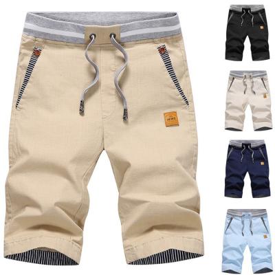 China Custom Made Viable Mens Shorts Drawstring Casual Summer Beach Wear Classic Casual Fit Shorts With Elastic Waist And Pockets for sale