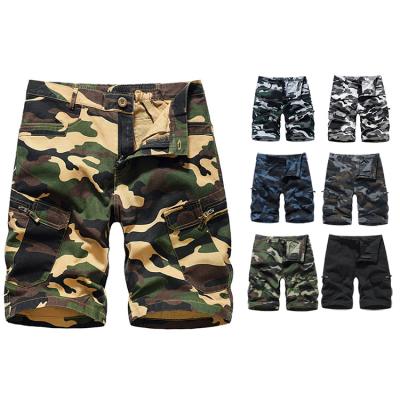 China Custom Viable Fashion Mens 100% Cotton Logo Camouflage Shorts Plus Size Mens Shorts Shorts Summer Shorts For Men for sale