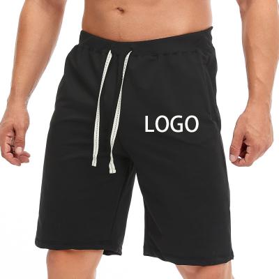 China OEM LOGO Customized Summer Casual Drawstring Anti-Wrinkle Mens Workout Gym Sport Shorts Suite 2022 Loose Beach Shorts For Men for sale