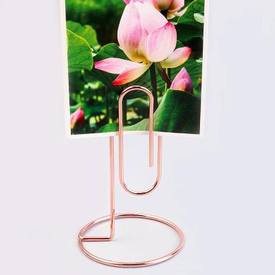 China New fashion YS1222 high quality decoration place name note clip photo paper office card holder paperclip durable stylish unique design for sale