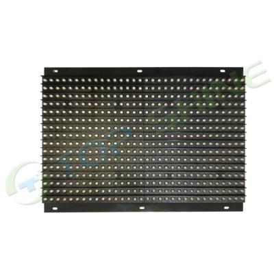 China Outdoor& DIP P10*13.4mm Indoor High Quality Single Color Amber Bus LED Destination Sign Module For Continuous Text for sale