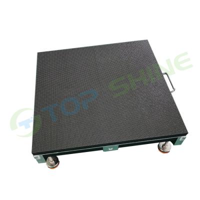 China Indoor dance floor led screen stage led dance floor display inductive interaction for sale