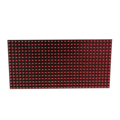 China DIP OUTDOOR LED Display Panel 806 Single Color P10 Radio Led Moving Message Display Module for sale