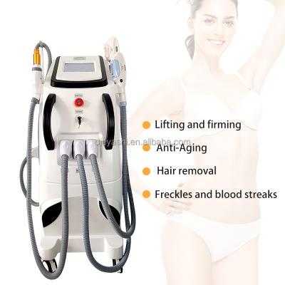 China Dark circles 4 in 1 ND yag laser machine multifunctional Q-switched elight single shr IPL hair removal diode soprano laser hair removal machine for sale