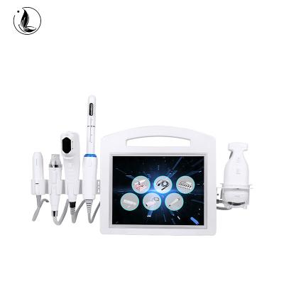 China Anti-Puffiness 6 in 1 HF Machine Vaginal Tightening Radar Carving Face Lift Korea Body Slimming Fat Removal Machine RF Gold Radio Frequency for sale