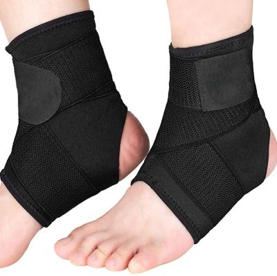 China Wholesale Daily Life + Sports Neoprene Ankle Support Straps For Basketball Ankle Wraps Protection Sprained Feet for sale