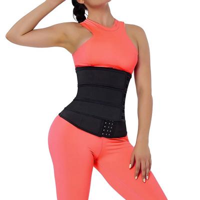 China Choose Zipper or Four-breasted Women's Waist Trainer Corset Sports Weight Loss Body Shaper Neoprene Three Strap for sale