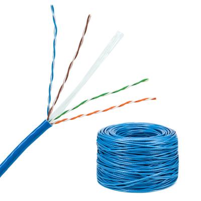 China CCA Indoor Cable FTP Cat6 4pair Twisted Lan Cable UTP FTP High Speed ​​Network Cable for sale