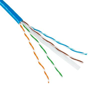 China Indoor CCA Communication Cable UTP Cat6 Network 23awg 6.1mm UTP Cat6 Cable 305M Roll for sale