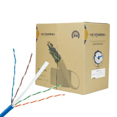 China Copper / Since Lan Cable Cat 6 UTP Indoor Hot Selling Network Cable 305M Cat 6 Multi Pair Telecommunication Cable for sale