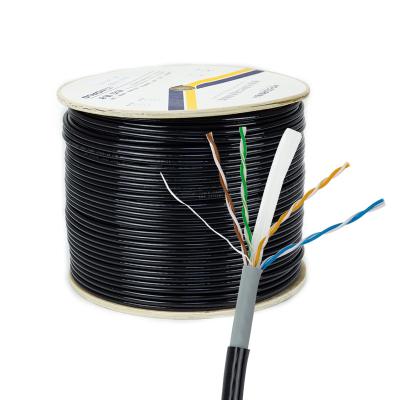 China CCA Best Selling UTP 26awg Outdoor 6.3mm Cat6 Lan Outdoor Cable for sale