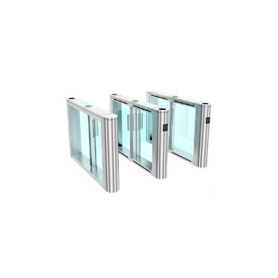 China High Speed ​​304 Stainless Steel Fingerprint Reader Swing Barrier Gate Turnstile For Access Control for sale