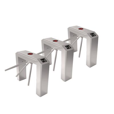 China 304 Stainless Steel Biometrics Fast Speed ​​Three Arm Turnstyle Turnstile Security Gate Access for sale