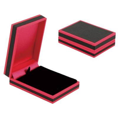 China Good quality plastic rose and black plastic jewelry box custom jewelry box packaging for sale