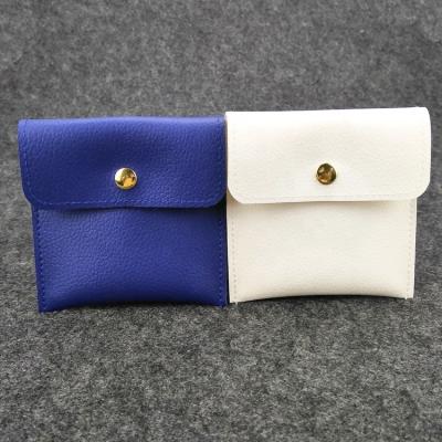 China 2021 hot jewelry PU leather jewelry bag custom PU envelope pouch bag leather jewelry bag sales for sale