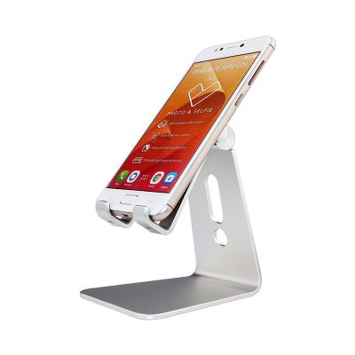 China Rotating Aluminum Phone Holder Tablet Stand Adjustable Universal Adjustable Desktop Table Stand For Desktop Multi-Angle Phone Dock for sale