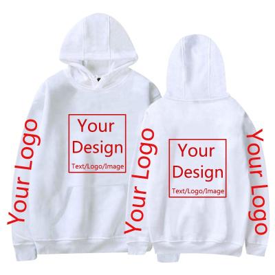 China 2021 New Anti-Wrinkle Custom Hoodies DIY Text Casual Sports Sweatshirt Size XS-4XL Customized Logo Image Print Clothing High Quality for sale