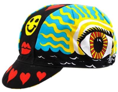 China breathable & New waterproof outdoor sports hats baseball cap, cycling colorful printed breathable cycling hats for sale