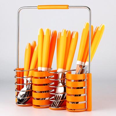 China Viable Wholesale Cutlery Set Stainless Steel Cutlery Set 24pcs for sale